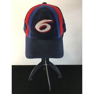 Vintage 1996 Mark Martin Nascar Racing Hat Cap #6 Black Snapback Adjustable
